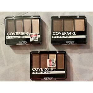 (3) Cover Girl Eye Enhancers Shimmering Sands, Country Woods, Pure Romance